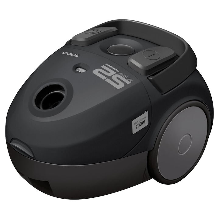 Aspirator cu sac Sencor SVC 52BK-EUE3, 700 W, 1.5 l, Negru