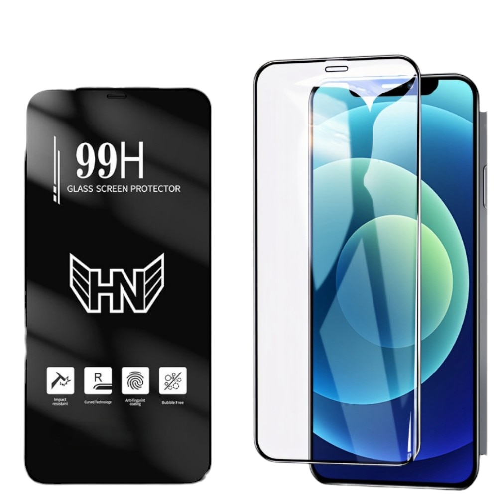 Folie protectie ecran 99H 3D pentru Honor 400 Lite, Tempered Glass, Clear, Black frame