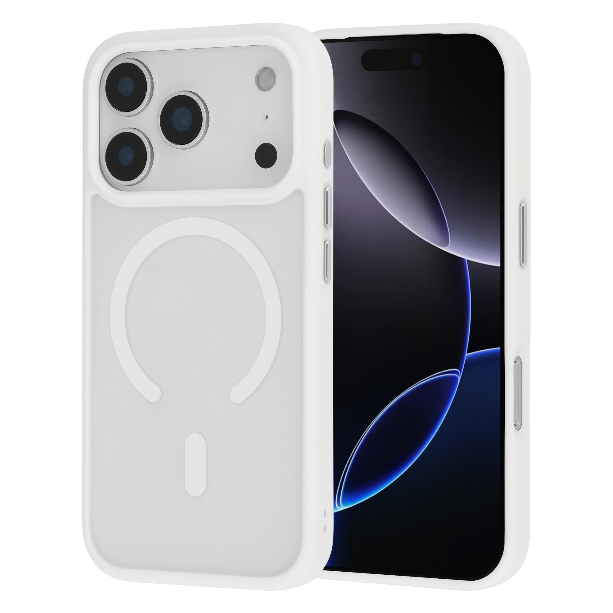 Carcasa Protectie Spate Cellara Colectia Shade Magsafe Compatibil Cu iPhone 17 Pro Max - Alb