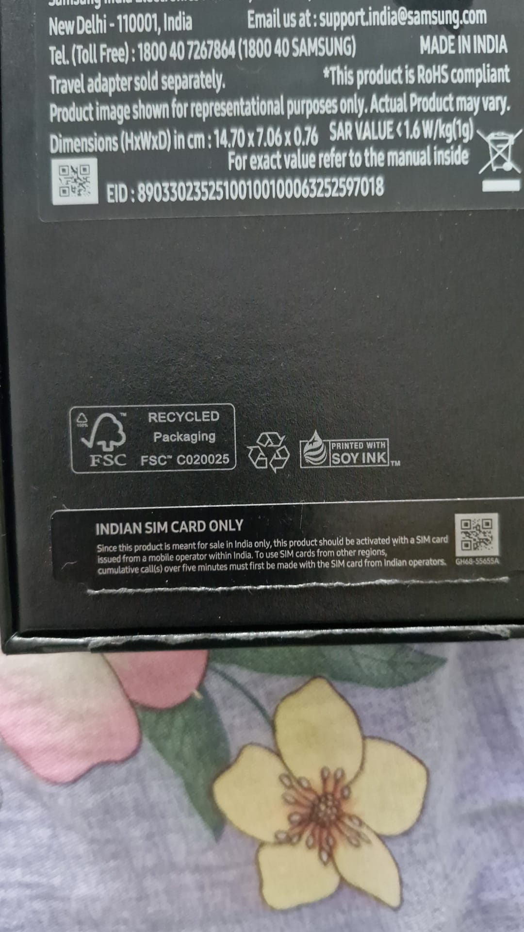 RESIGILAT: Telefon mobil Samsung Galaxy S24, Dual SIM, 8GB RAM, 256GB, 5G, Cobalt Violet