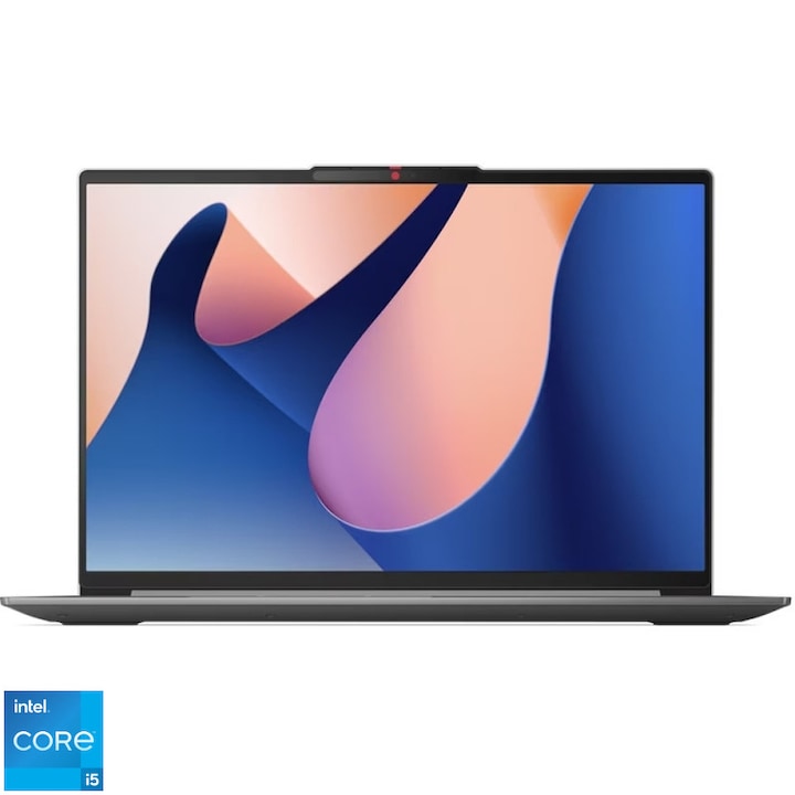 Laptop Lenovo IdeaPad Slim 5 cu procesor Intel® Core™ i5-12450H pana la 4.4 GHz, 16", WUXGA, IPS, 32GB DDR5, 512GB SSD, Intel® UHD Graphics, No OS, Cloud Grey