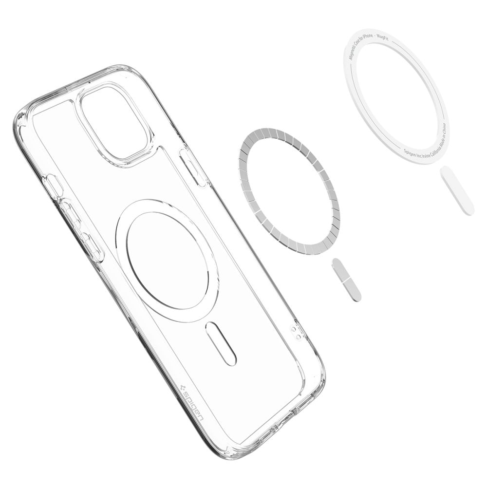 Husa pentru iPhone 15, Spigen Ultra Hybrid MagSafe, White