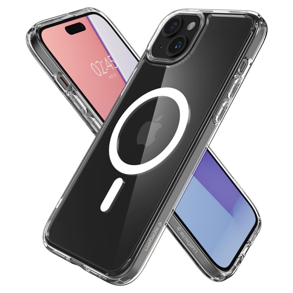 Husa pentru iPhone 15, Spigen Ultra Hybrid MagSafe, White