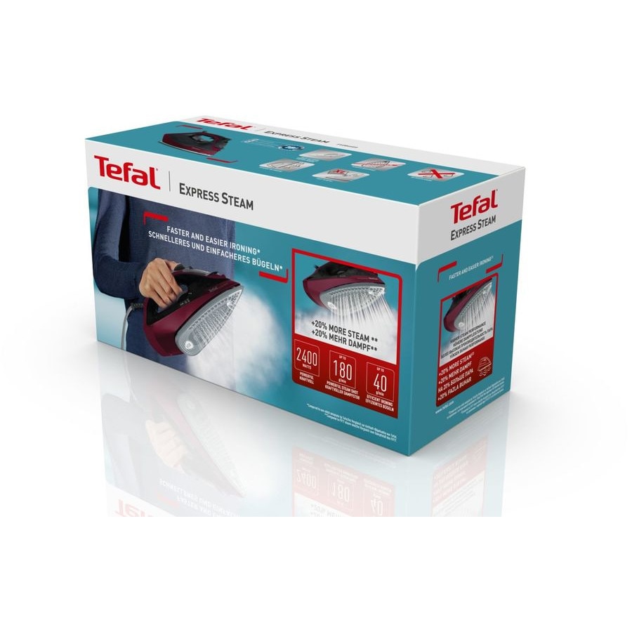 Fier de calcat cu abur, 2400 W, 40 g/min, 180 g/min, 270 ml, multicolor