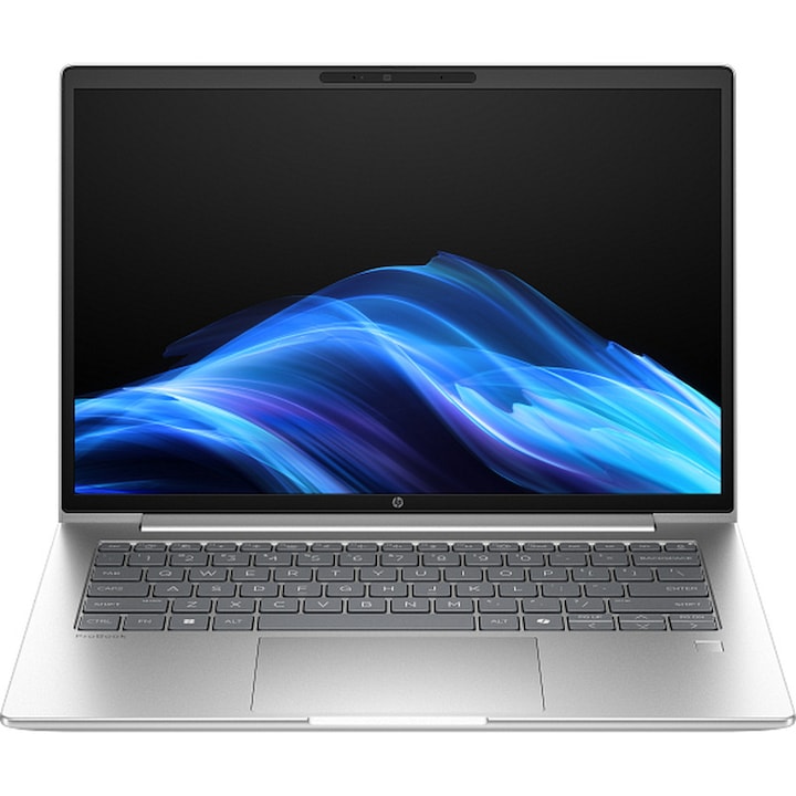 Laptop HP ProBook 4 G1i cu procesor Intel Core Ultra 7 225U, 14 inch, 8 GB RAM DDR5, 1 TB SSD, Intel Graphics, Windows 11 Pro, Argintiu