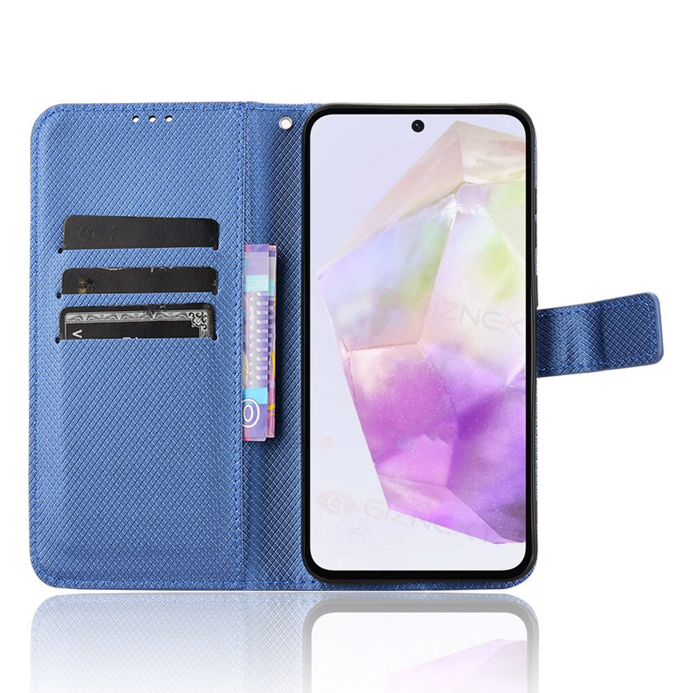 Husa telefon flip EJANBO pentru Samsung Galaxy A56, piele ecologica, cu slot pentru carduri, functie de suport