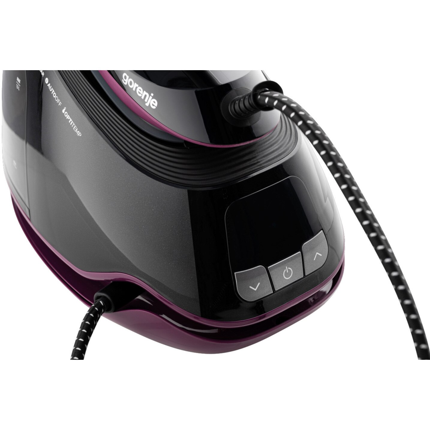 Generator de aburi Gorenje SGD3000BKV, 3000W, 8 bar, ceramica, 1,5l, negru, violet