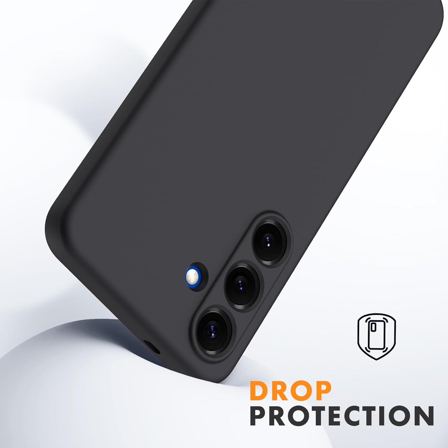 Husa pentru Samsung Galaxy S26, Joyshell, Silicon Catifelat, Interior Microfibra, Ultra Slim, Antisoc, Protectie Premium, Negru