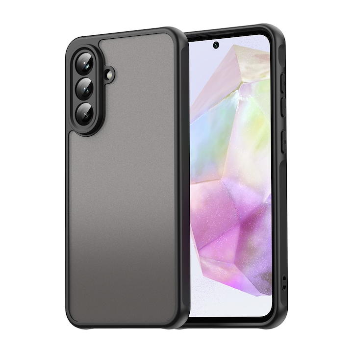 Husa telefon EJANBO Samsung Galaxy A36-5G negru mat subtire rezistenta socuri