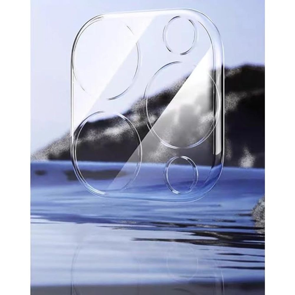 Sticla protectie camera telefon, Full screen, compatibila cu Apple iPhone 17 Pro Max, Sticla Securizata, 9H, Atasare Usoara, Transparent