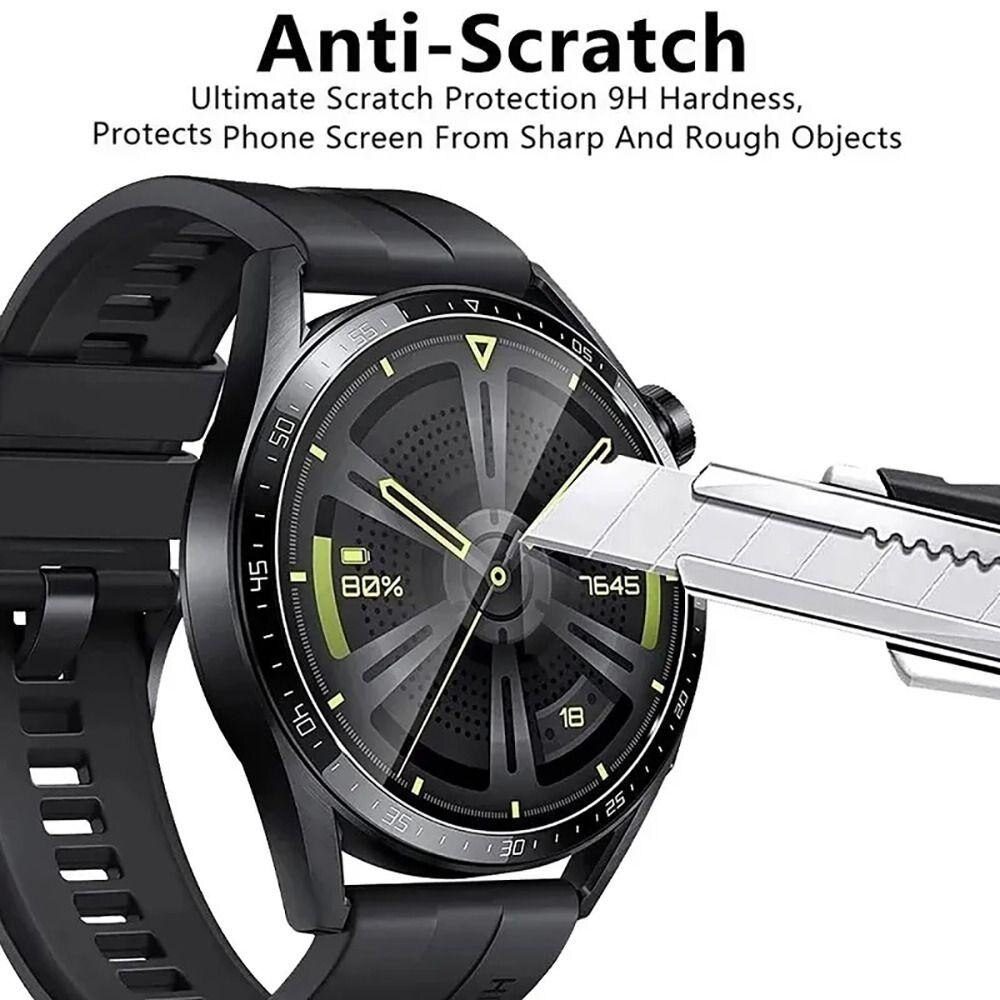 Folie de protectie, Cyrax, Pentru Huawei Watch GT4 41MM, Sticla Securizata 2.5 D, Transparent