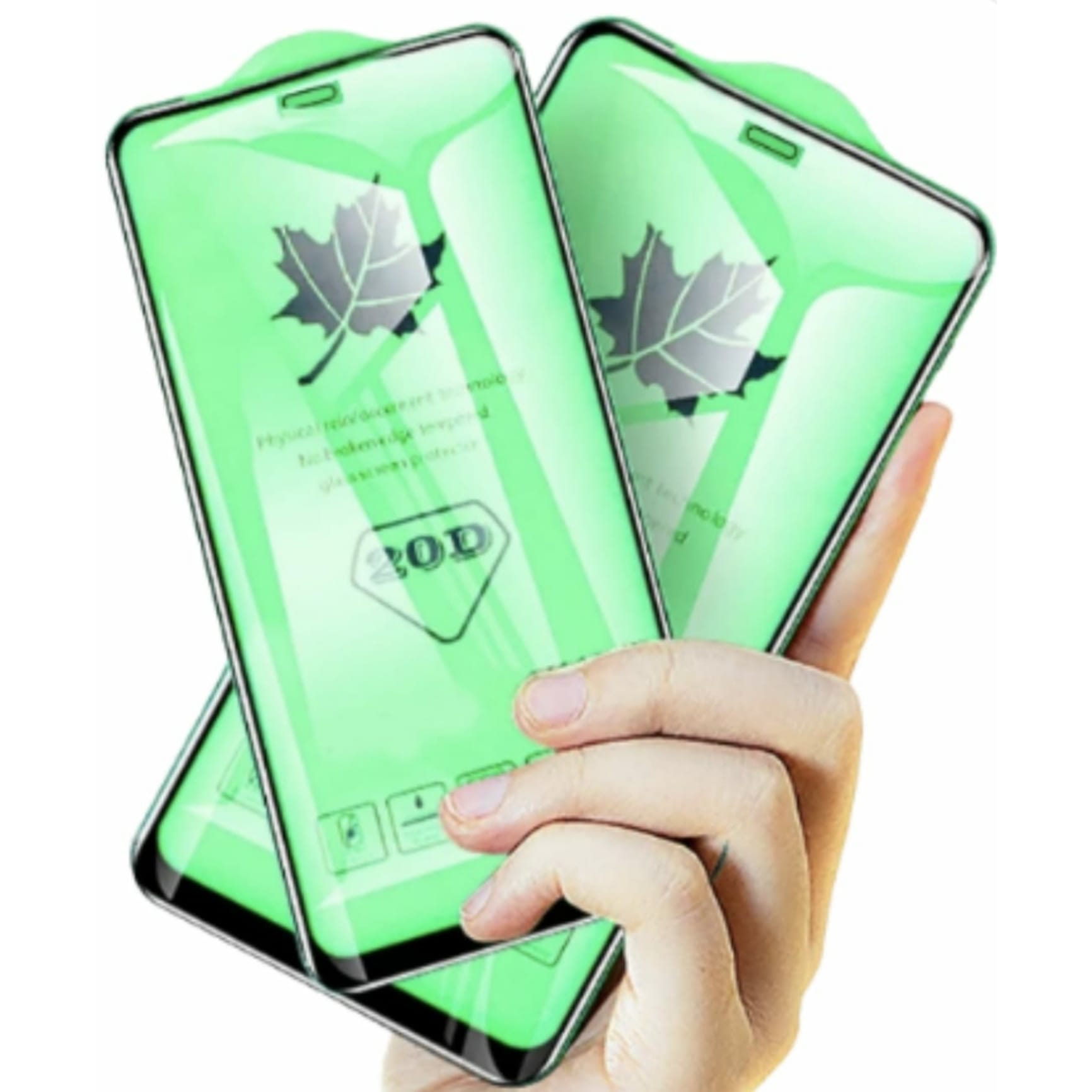 Folie sticla Tempered Glass 20D, compatibila cu iPhone 15, Negru