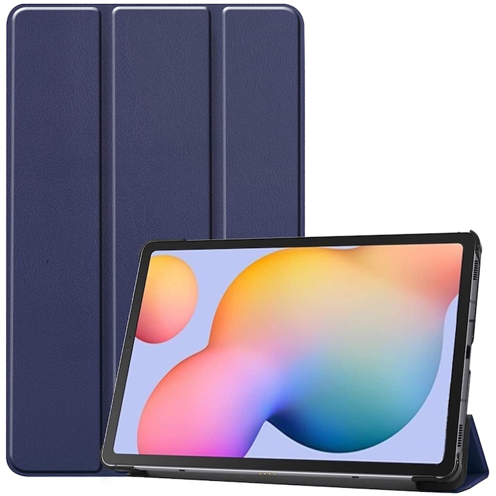 Husa pentru tableta Samsung Galaxy Tab S6 Lite (2020 / 2022 / 2024) - Techsuit FoldPro - Albastru