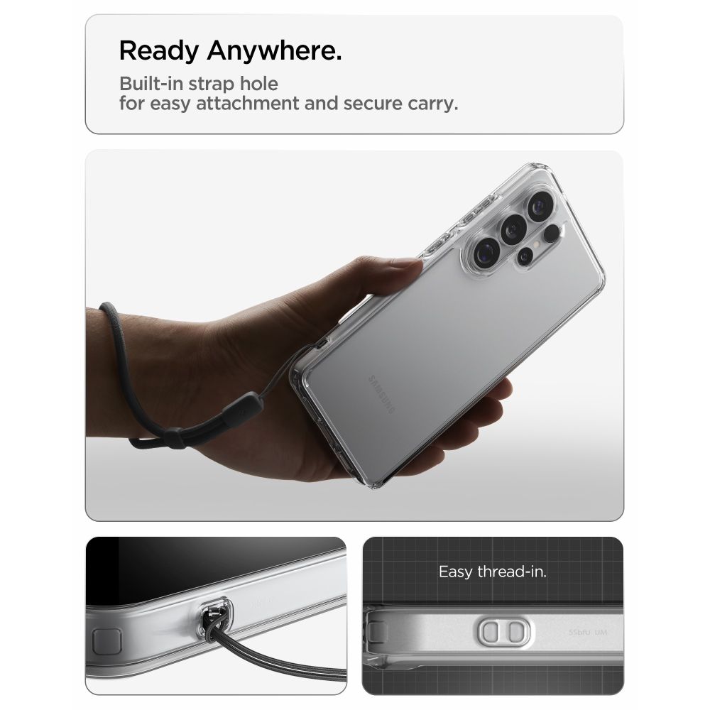 Carcasa Spigen Ultra Hybrid compatibila cu Samsung Galaxy S26 Ultra, Transparent