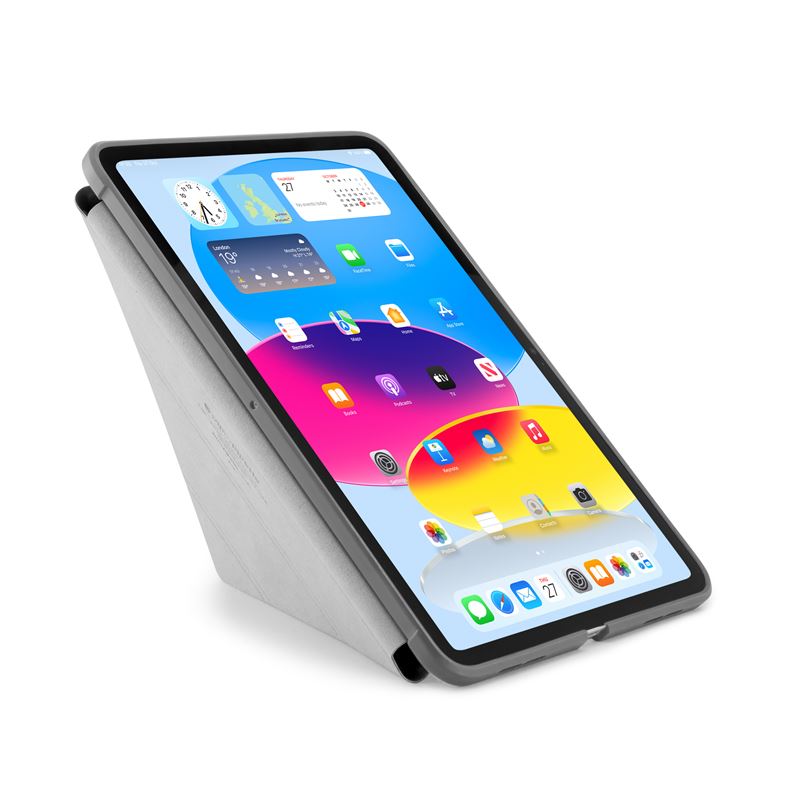 Husa Pipetto Origami No1 Original compatibila cu iPad Air 11 inch 2024 / iPad Air 10.9 inch 2022/2020, Grey