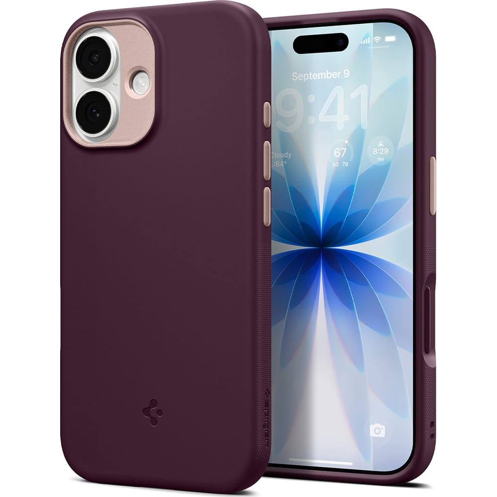 Husa, Spigen Nano Pop Mag pentru iPhone 17, Bordo-Roz