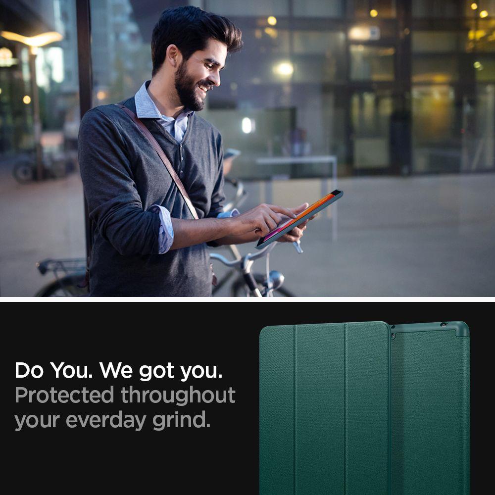 Husa iPad 10.2 inch 2019 Spigen Urban Fit Verde