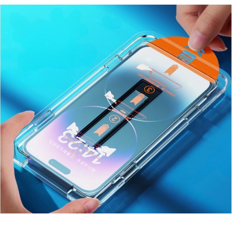 Folie Magic Box pentru iPhone 17 Pro Max, Aplicator Inclus, Montaj Rapid, Instant Fix
