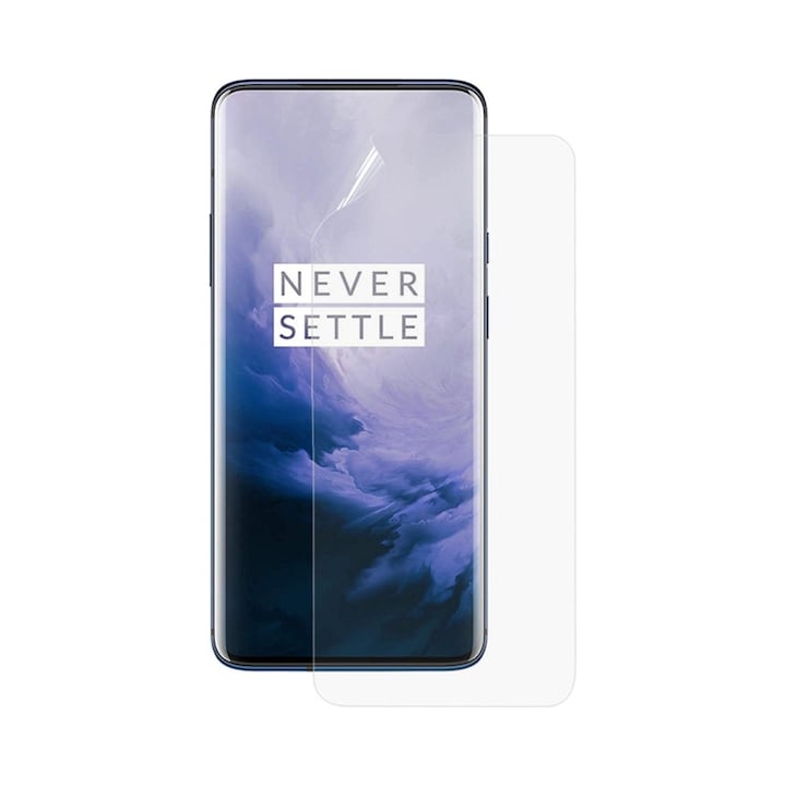 Folie Silicon Ecran pentru OnePlus 12, Silicon Hydrogel Regenerabil, Flexible Hydro-Crystal, Protectie Completa, Full Glue, Instalare usoara, Set complet pentru Instalare