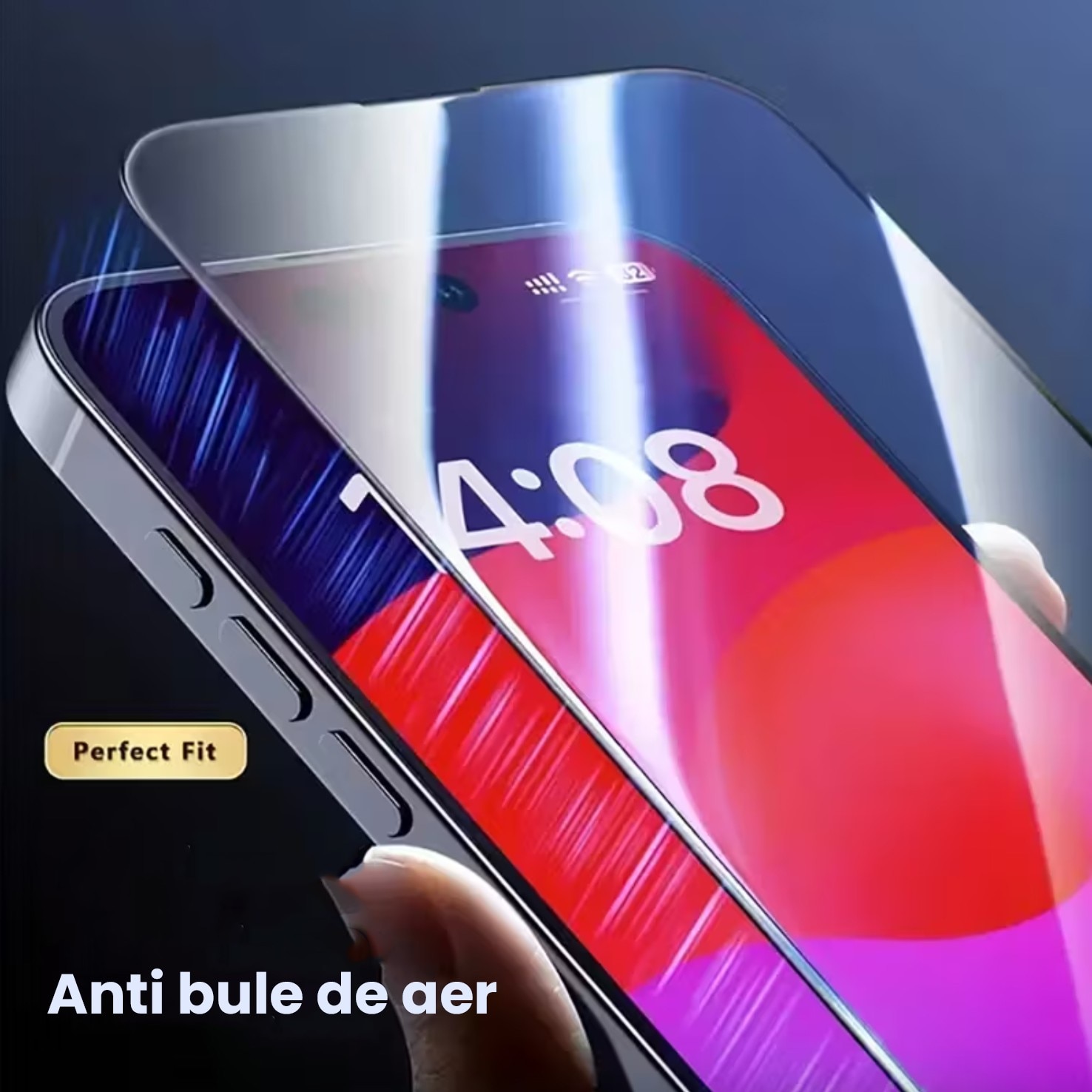 Folie de Protectie pentru Apple iPhone 16, Leski, Sticla Securizata 3D, High Definition pentru Ecran complet, Anti Zgirieturi, Anti bule, Transparenta
