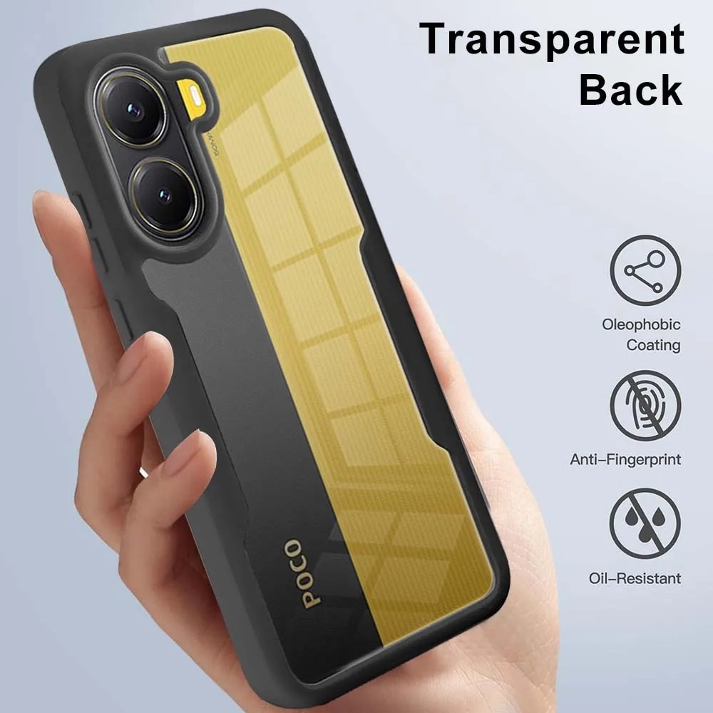 Pachet 360: Husa cu folie integrata pentru Poco X7 Pro Cover360 fata / spate - Negru