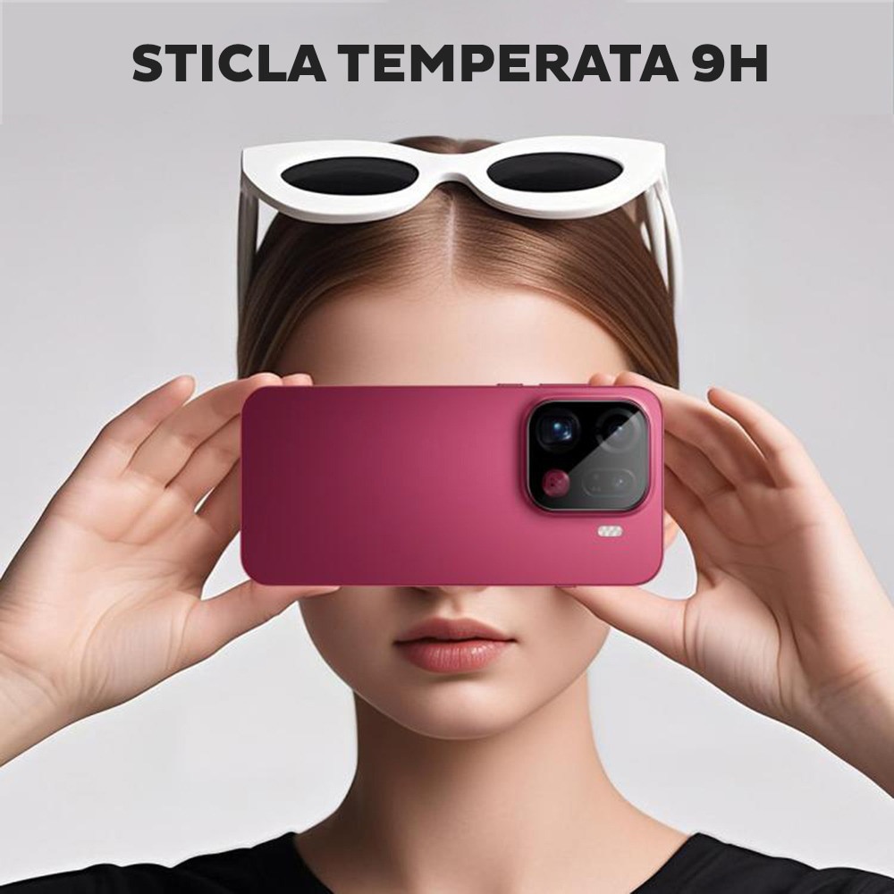 Folie Camera Daden din sticla pentru Oppo Find X9 Pro, Full Cover, Protectie Profesionala, Ultra Rezistenta, Calitate Premium, Negru