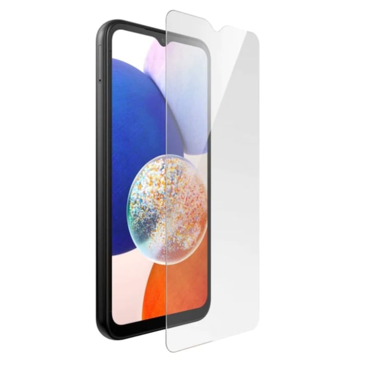 Folie protectie, Sticla, Compatibila cu Samsung Galaxy A12, Transparent