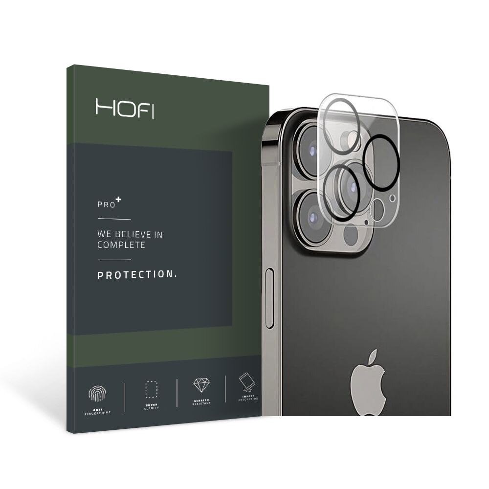Folie sticla camera foto HOFI Cam Pro compatibila cu iPhone 13 Pro / iPhone 13 Pro Max Clear
