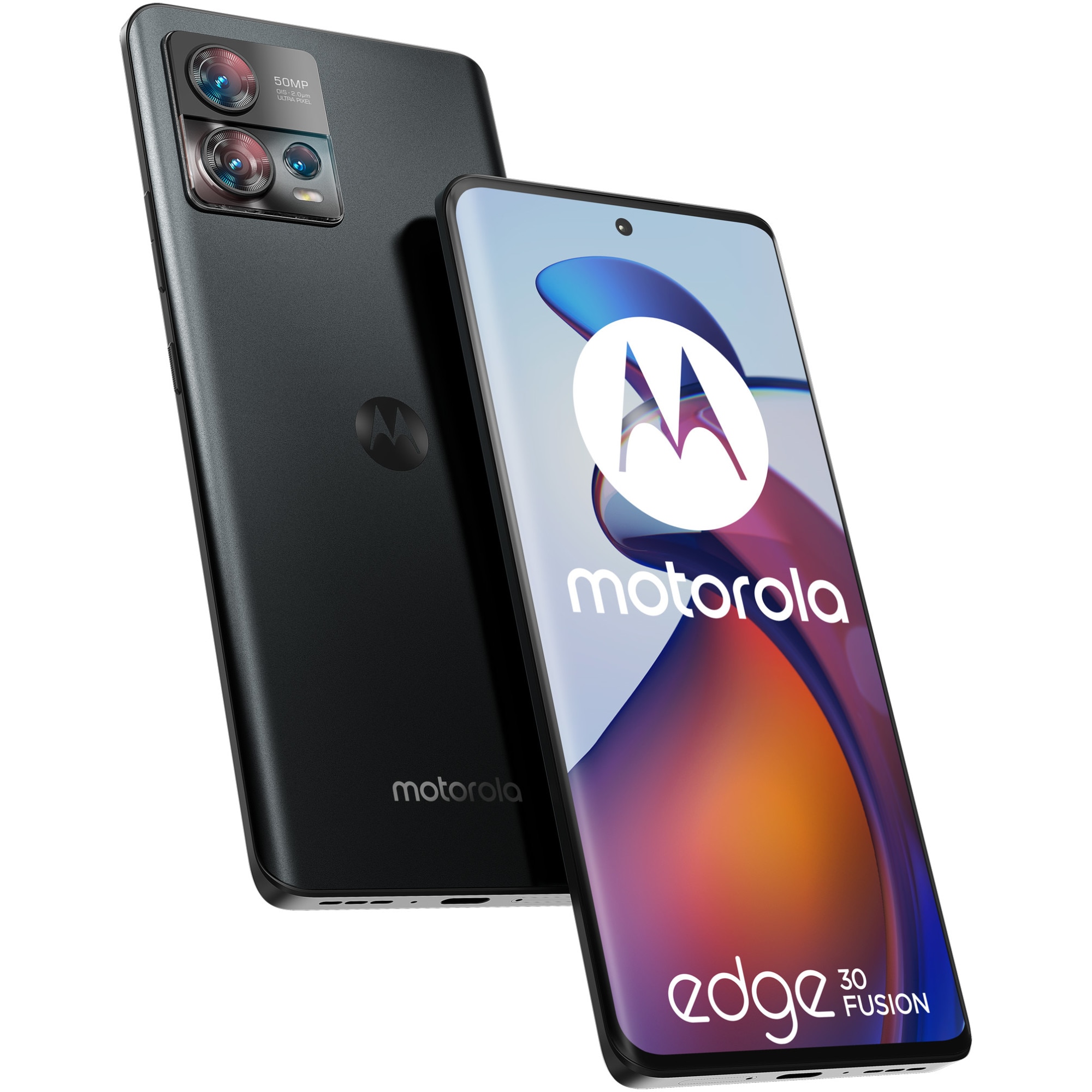 RESIGILAT: Telefon mobil Motorola Edge 30 Fusion, Dual SIM, 128GB, 8GB RAM, 5G, Cosmic Grey