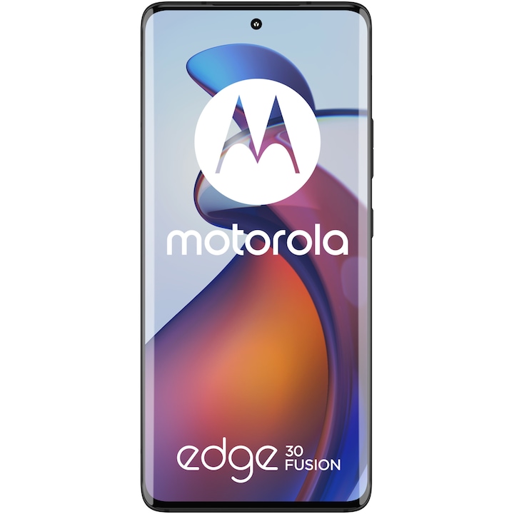 RESIGILAT: Telefon mobil Motorola Edge 30 Fusion, Dual SIM, 128GB, 8GB RAM, 5G, Cosmic Grey
