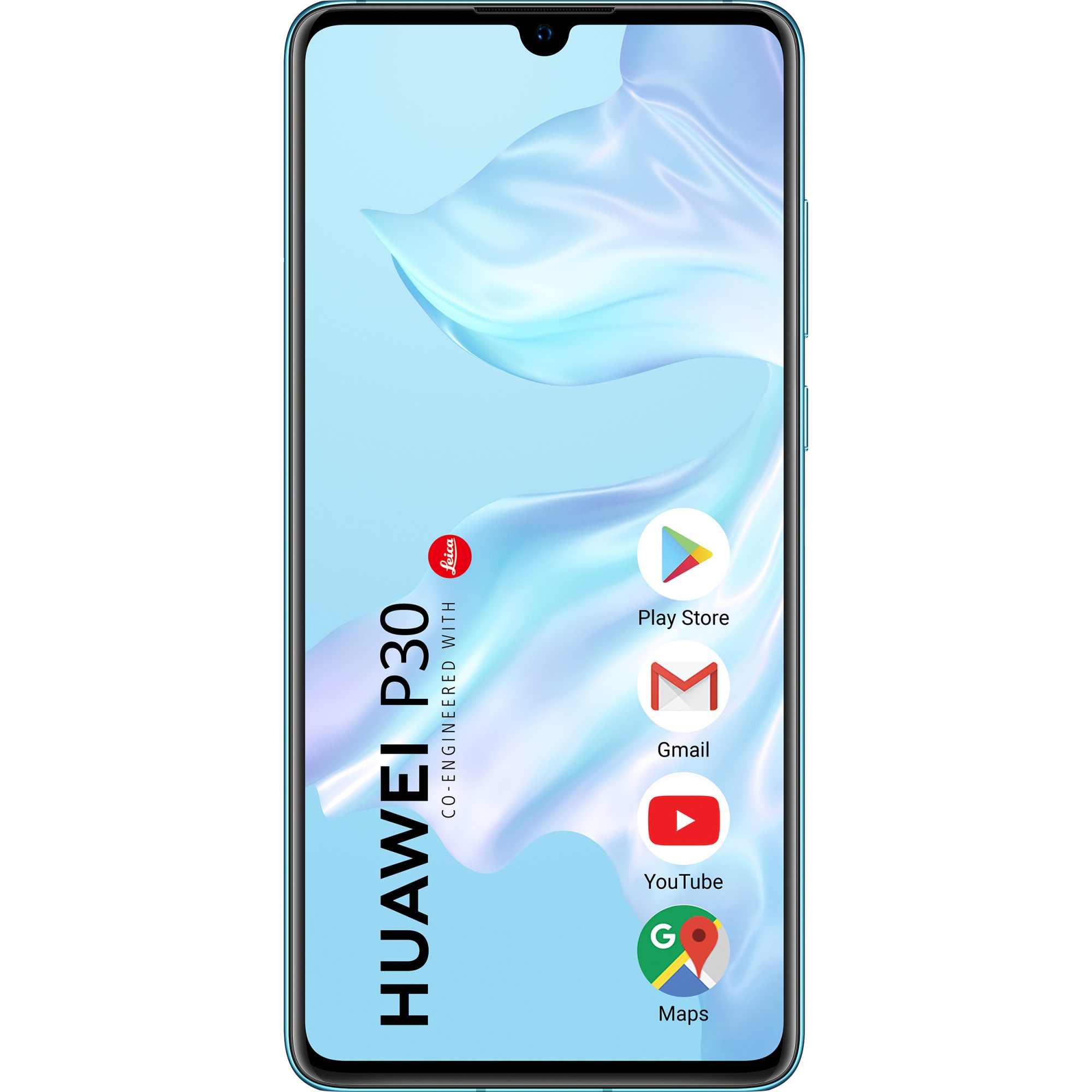 RESIGILAT: Telefon mobil Huawei P30, Dual SIM, 128GB, 6GB RAM, 4G, Breathing Crystal