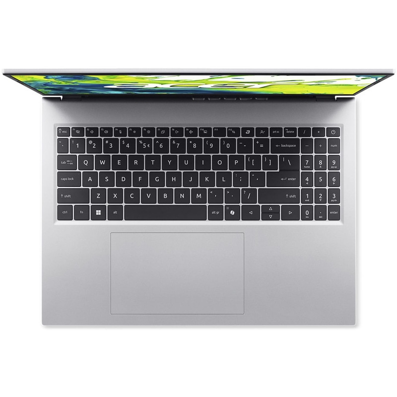 Laptop Acer Aspire Go 16 cu procesor Intel® Core™ i9-13900H pana la 5.4 GHz, 16", WUXGA IPS, 120 Hz, 16 GB DDR5, 256 GB SSD, Intel® Iris® Xe Graphics, Windows 11 Pro, Pure Silver