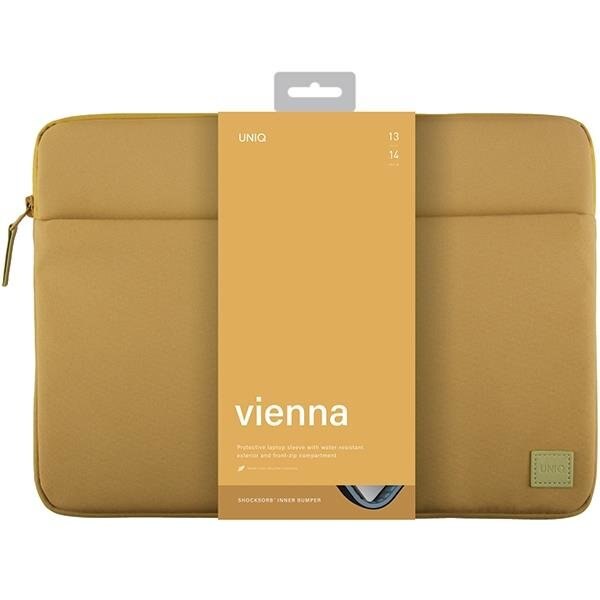 Husa pentru laptop, Uniq, Poliester, 14", Auriu