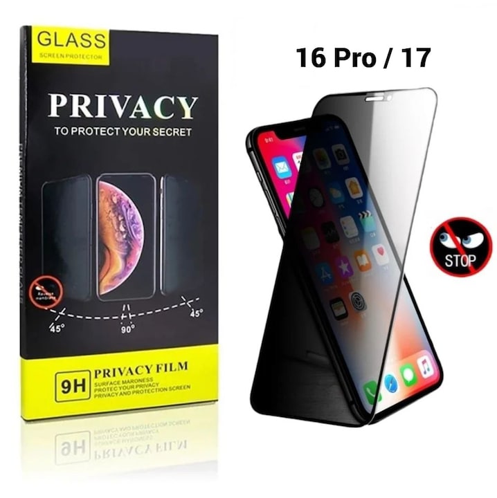 Folie Protectie Privacy pentru Iphone 16 Pro / 17