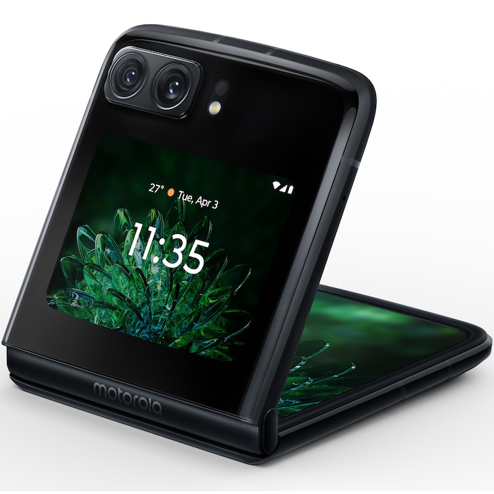 RESIGILAT: Telefon mobil Motorola Moto Razr 2022, Dual SIM, 256GB, 8GB RAM, 5G, Satin Black