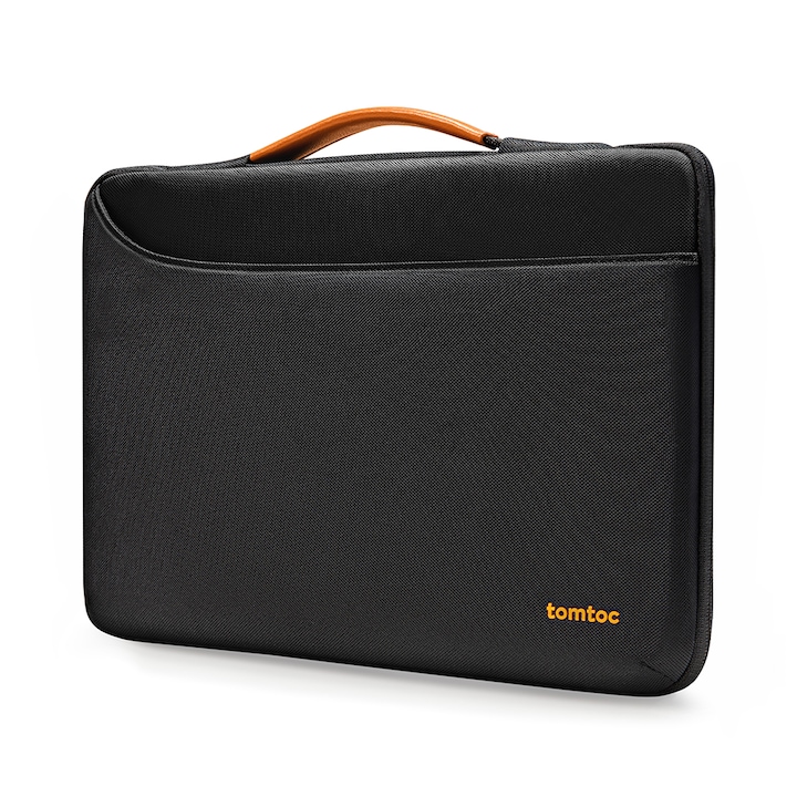Geanta Mailman pentru Laptop 16″, Ergonomic, Protectie 360°, I44, Poliester, Negru