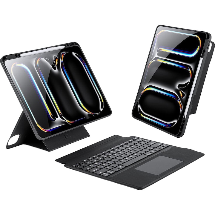 Husa tableta Dux Ducis Bluetooth DK Series pentru iPad Pro 13 "7th gen 2024, negru