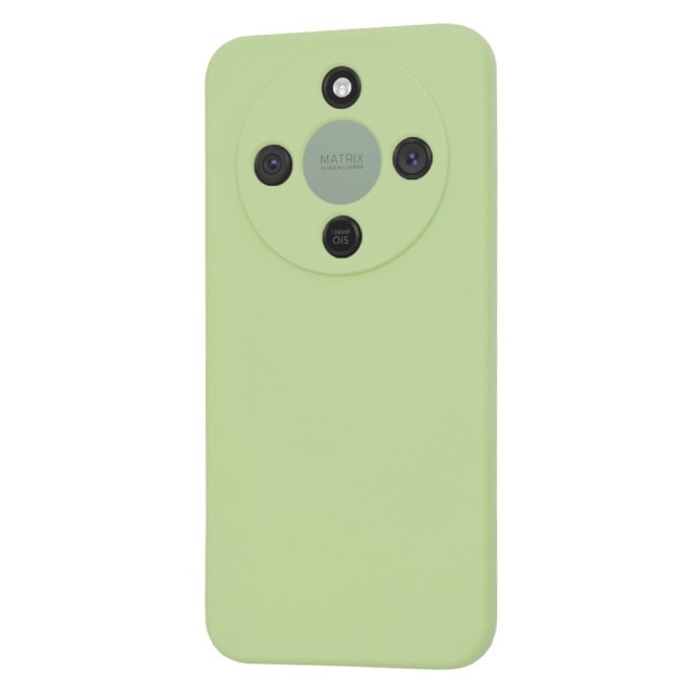 Husa Upzz® No Logo Compatibila Cu Honor Magic 8 Lite, Protectie La Camere, Alcantara La Interior, Matcha Verde