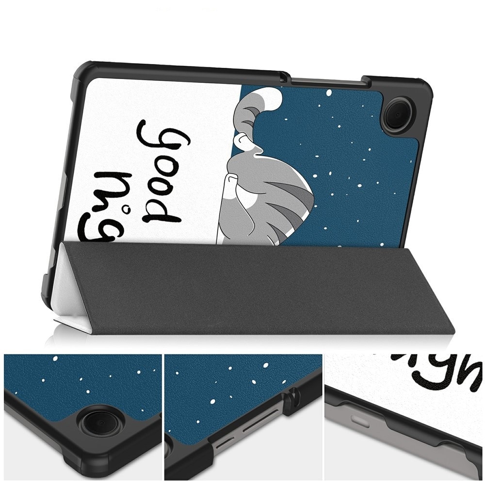 Husa tableta, Smartcase, pentru Samsung Galaxy Tab A11/A9, design elegant, material PU + PC, functie suport, auto sleep/wake