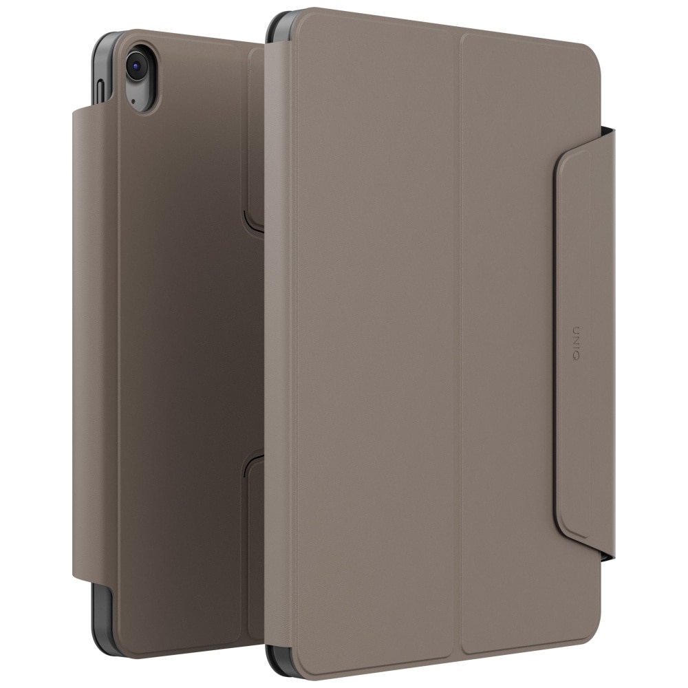 Husa de protectie pentru tableta UNIQ, cu functie de suport, rotire 360°, gri, pentru iPad Air 13inch M2/M3 (2024/2025)
