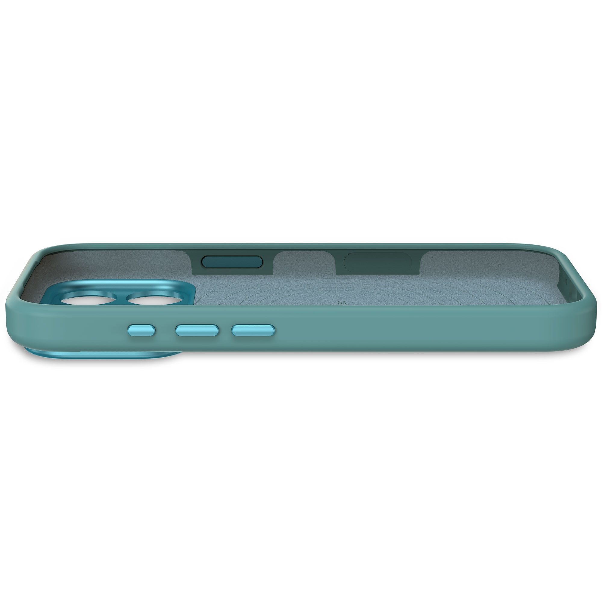 Husa din Silicon Antimicrobian DECODED pentru iPhone 17 Pro - Retro Blue