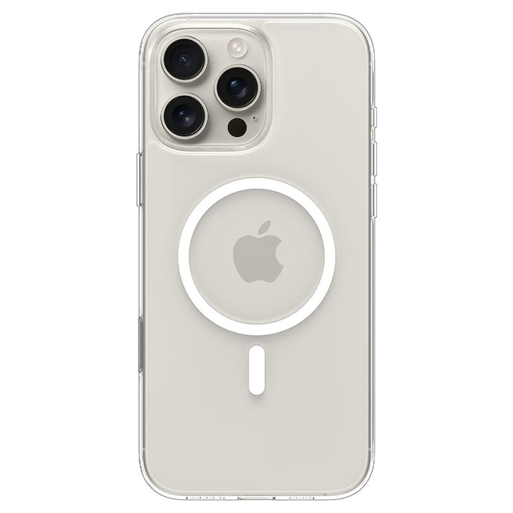 Carcasa Spigen Thin Fit T cu MagSafe compatibila cu iPhone 16 Pro, Transparent