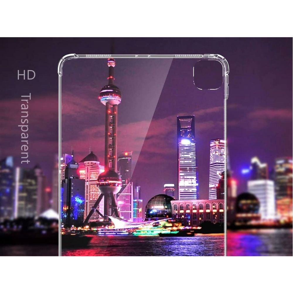 Husă pentru tabletă G-Tech, protecție antisoc, silicon ultra subțire, transparent, pentru iPad Pro 11" (2021)