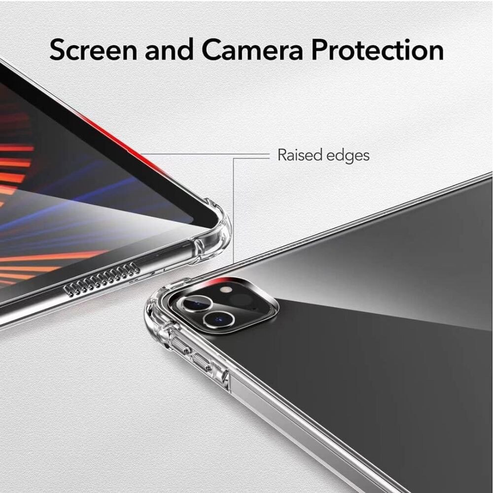Husă pentru tabletă G-Tech, protecție antisoc, silicon ultra subțire, transparent, pentru iPad Pro 11" (2021)