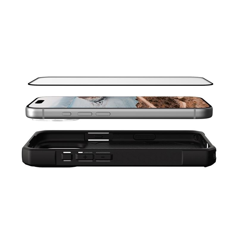 Folie sticla securizata UAG Glass Shield compatibila cu iPhone 17 Pro Max, Transparent