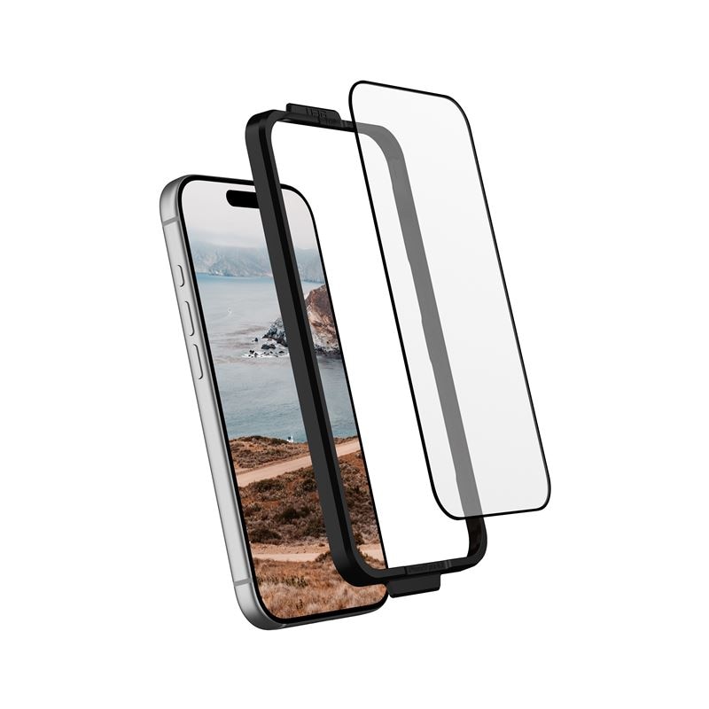 Folie sticla securizata UAG Glass Shield compatibila cu iPhone 17 Pro Max, Transparent