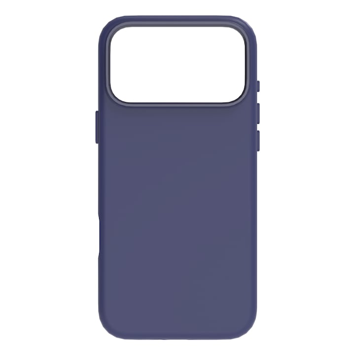 Carcasa protectie spate Cellara din silicon, albastru, pentru iPhone 17 Pro Max, design slim, compatibilitate MagSafe