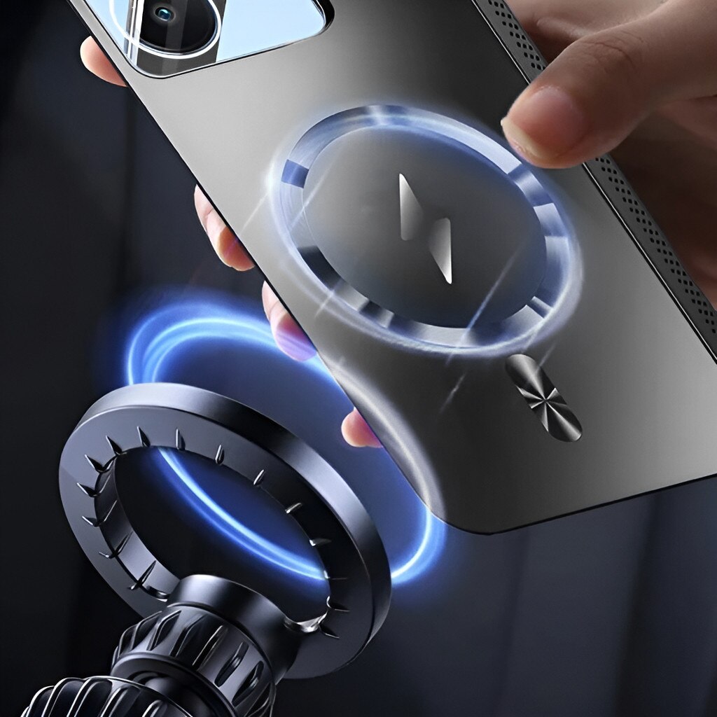 Husa telefon XGSM pentru Oppo Reno 13 Pro, MagSafe, neagra, cu protectie pentru camera, material rezistent