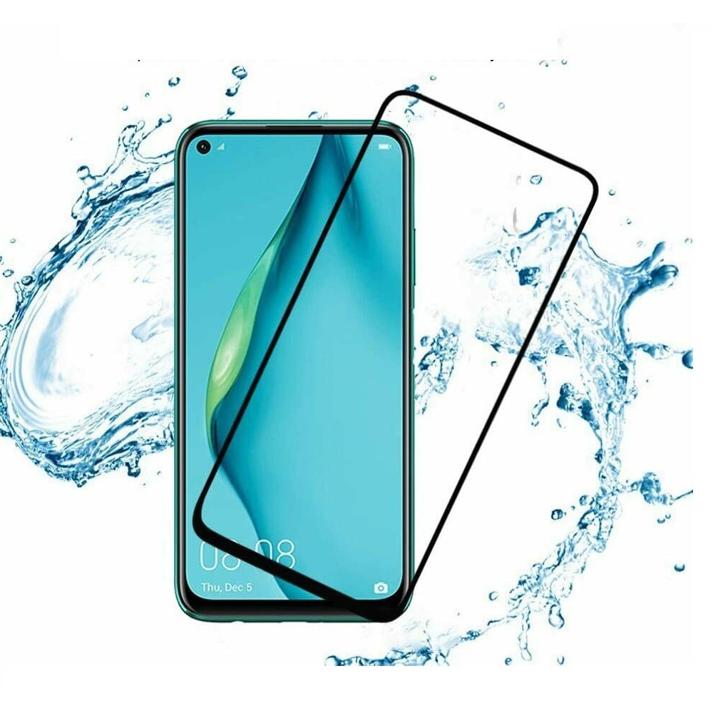 Folie protectie Premium Huawei P 40 Lite Full Cover Black 6D, Full Glue, Sticla securizata