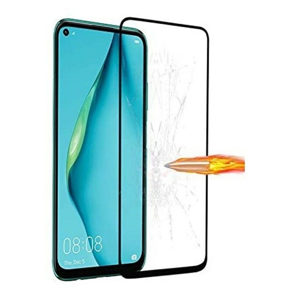 Folie protectie Premium Huawei P 40 Lite Full Cover Black 6D, Full Glue, Sticla securizata